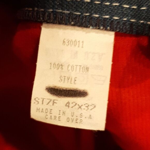 Workin' Spot Flannel Lined Heavyweight Denim Work Jeans  NWT - Picture 6 of 13